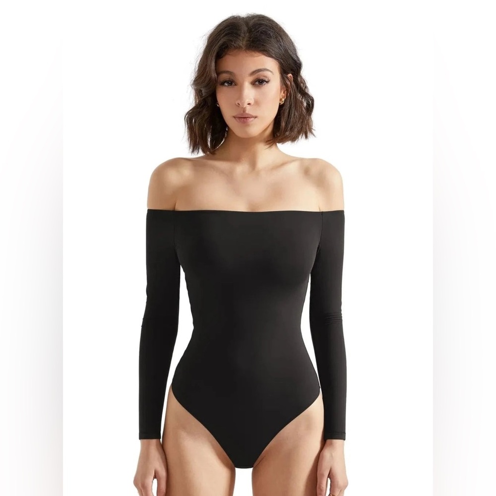 SUUKSESS $60 BUTTERY SOFT DOUBLE LINED LS BODYSUIT